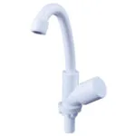 3001-TORNEIRA ABS BRANCA GIRATÓRIA LAVATÓRIO C-40