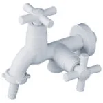 2987-TORNEIRA ABS BRANCA MÁQUINA DE LAVAR CRUZETA